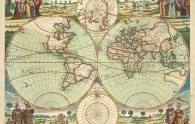 Carte du monde dans un roman